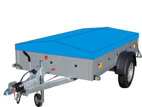 Anhängerplane - Flachplane mit Spitzdach Anhängerplane - Flachplane mit Spitzdach